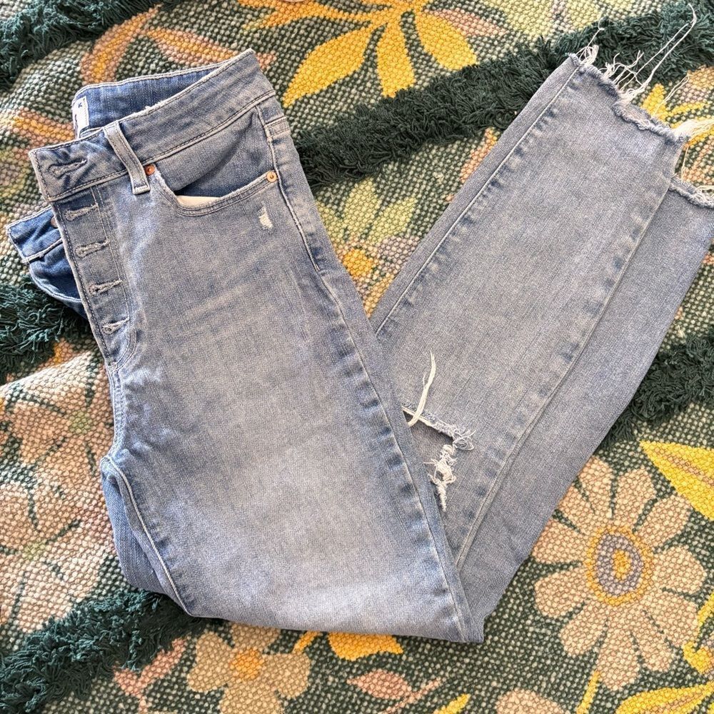 Paige Hoxton Ankle Raw Hem Jean size 27